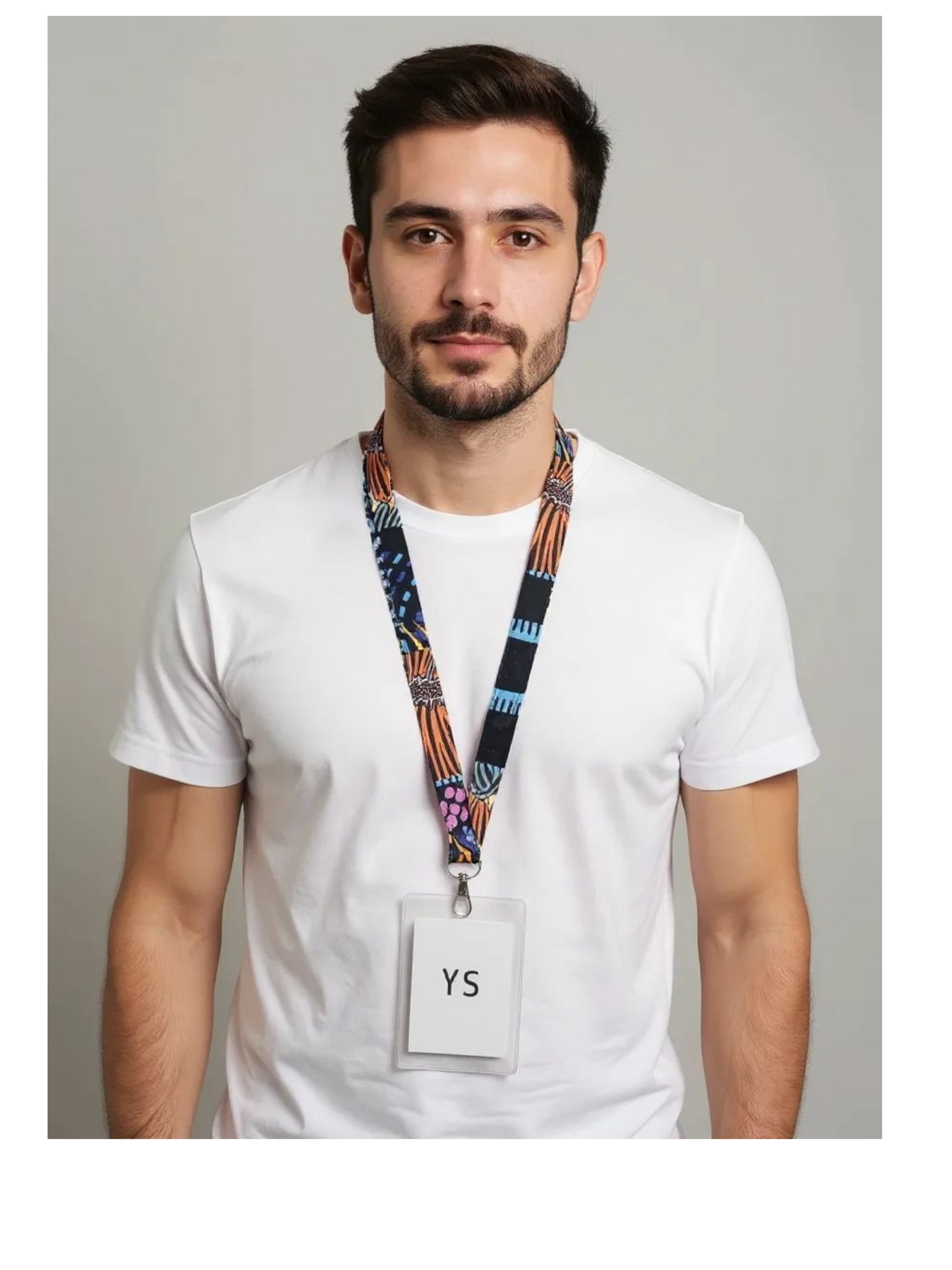 African Print Lanyard – Bold, Functional & Culturally Inspired