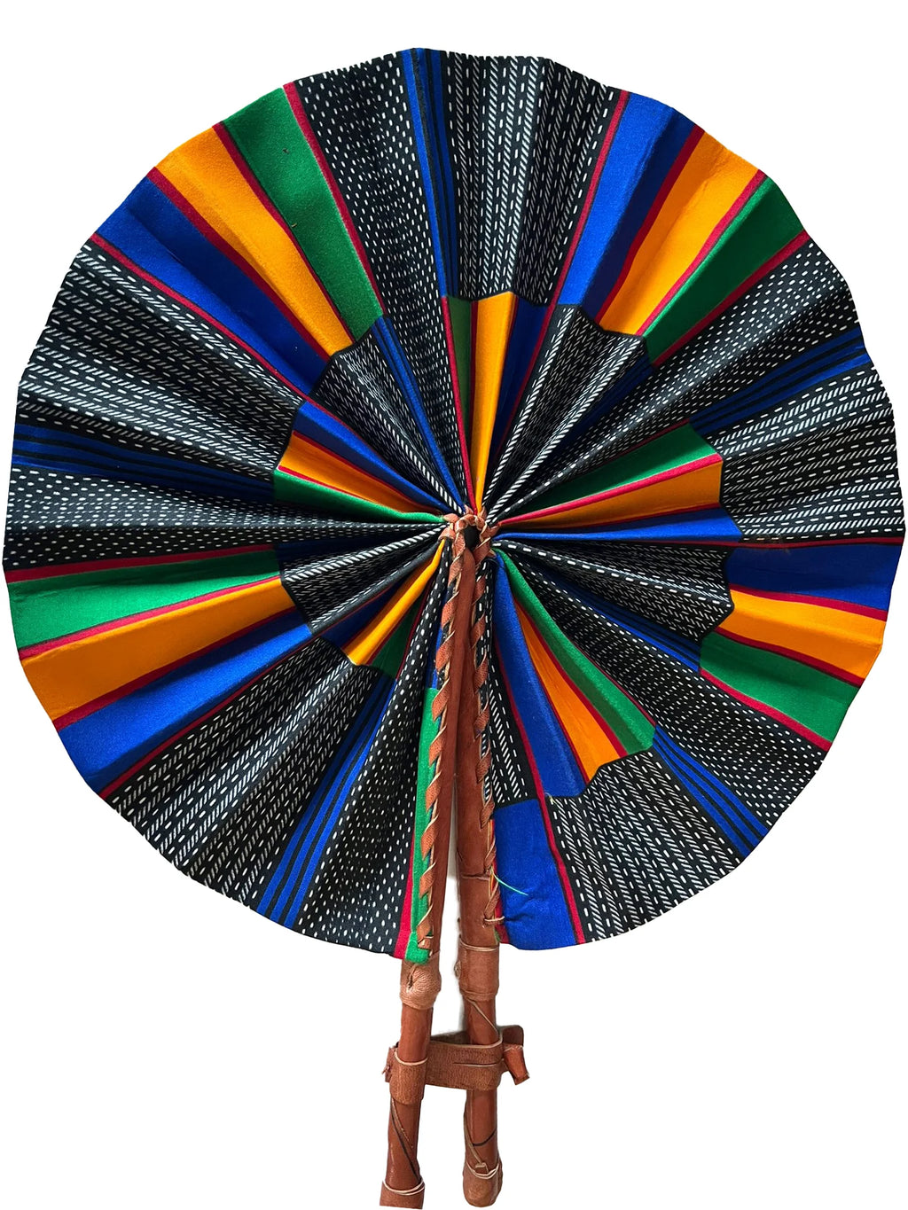 Kite Fan – Handcrafted African Print Foldable Fan