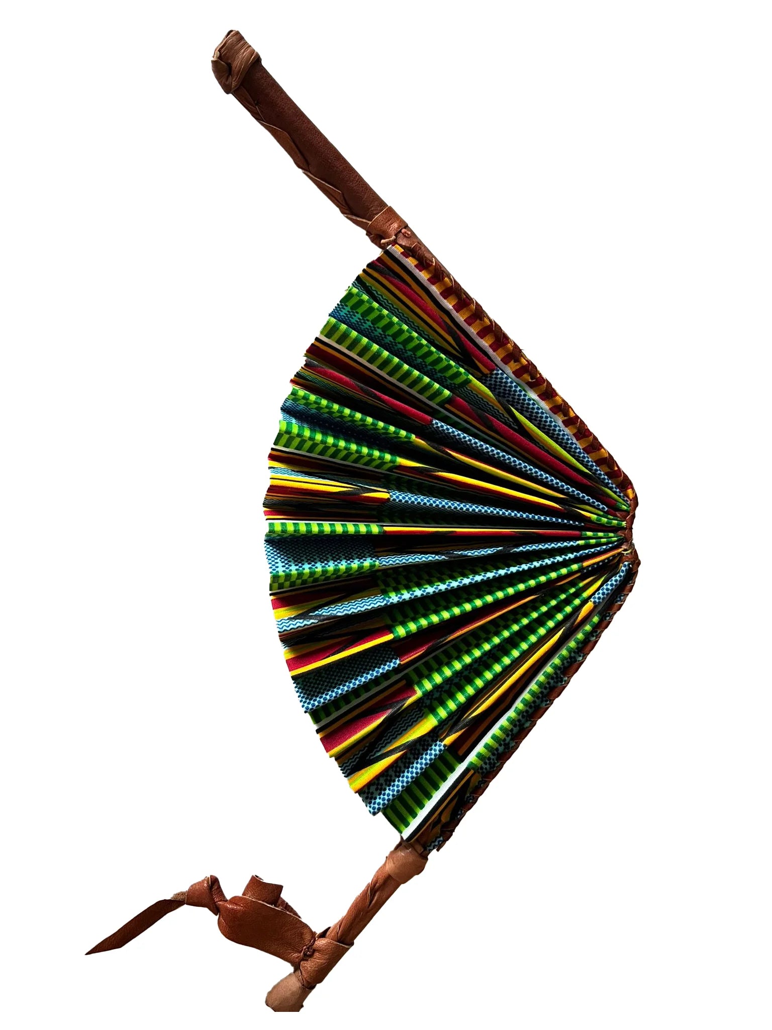 Kite Fan – Handcrafted African Print Foldable Fan