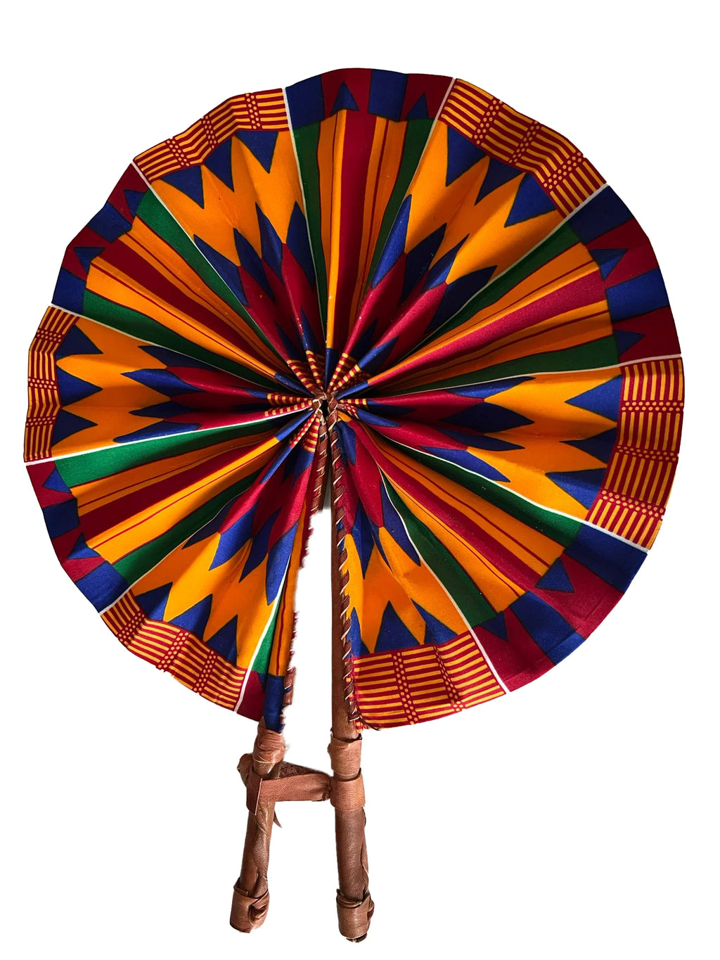 Kite Fan – Handcrafted African Print Foldable Fan