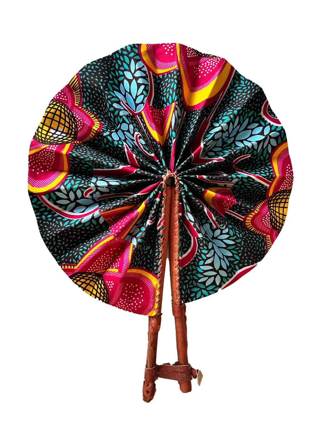 Kite Fan – Handcrafted African Print Foldable Fan